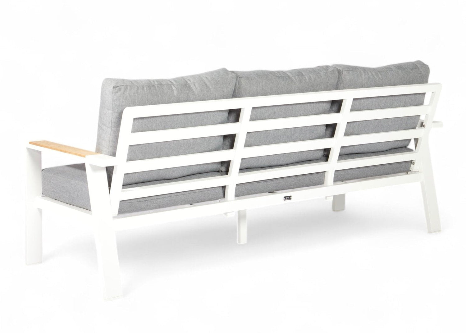 Aluminium Stuhl-Bank Loungeset – Weiß – Haus &amp; Heim