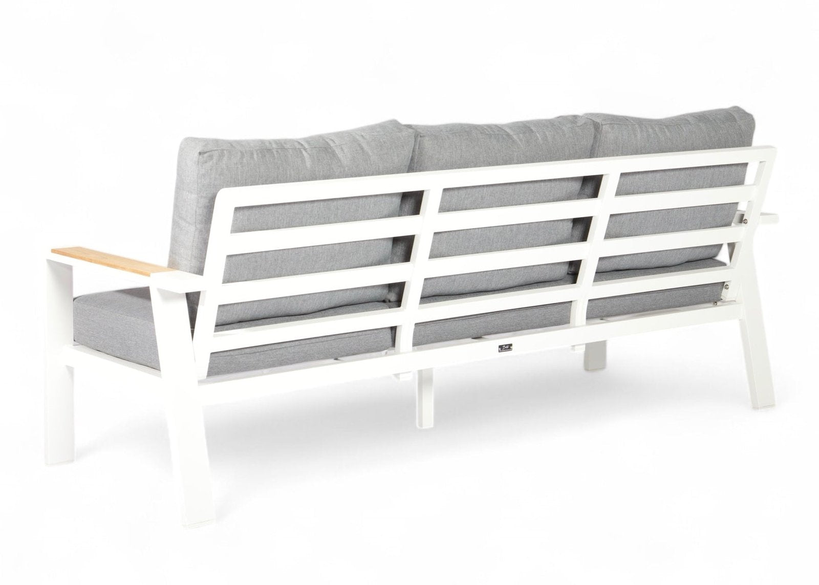 Aluminium Stuhl-Bank Loungeset – Weiß – Haus &amp; Heim