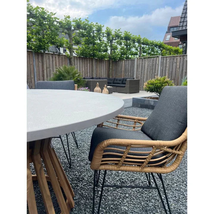 Haus &amp; Heim Gartenmöbelset 5-teilig (inklusive Kissen-Set)