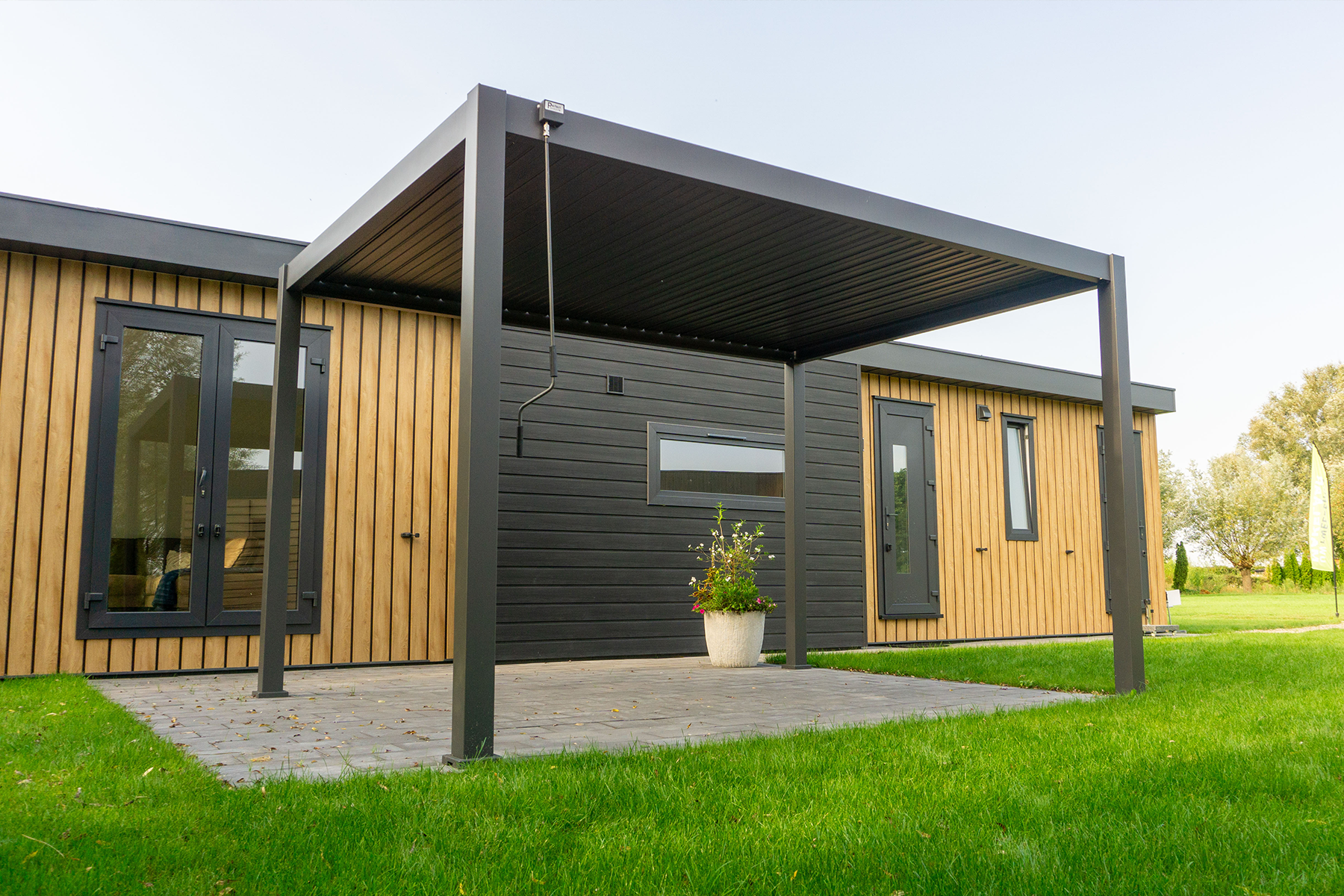 Haus &amp; Heim Lamellen-Tuinoverkapping